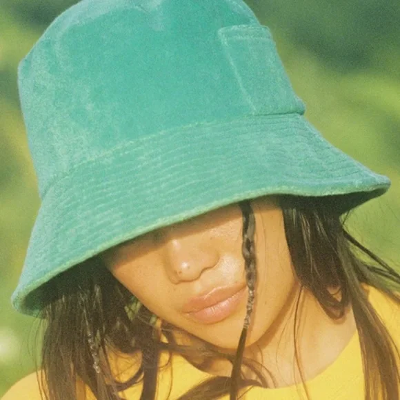 Lack of Color - Wave Bucket Hat in Green Terry - Picture 2 of 7